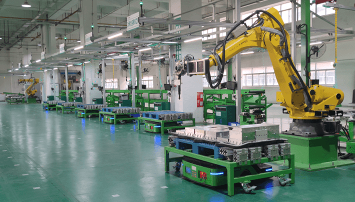 Industrial plastics factory